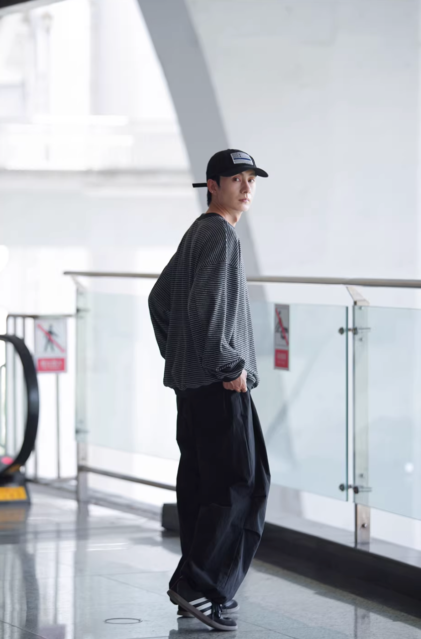 NOCLUE ストライプ ロングTシャツ MB5015