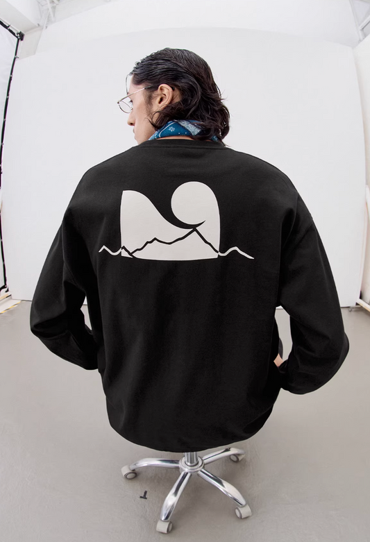 714STREET 両面プリント ロングTシャツ MB5035