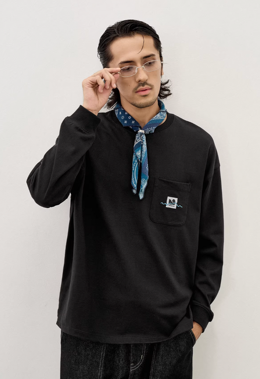 714STREET 両面プリント ロングTシャツ MB5035