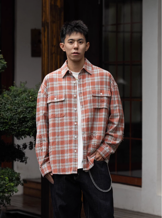 MASSULTI チェックシャツ MB5081