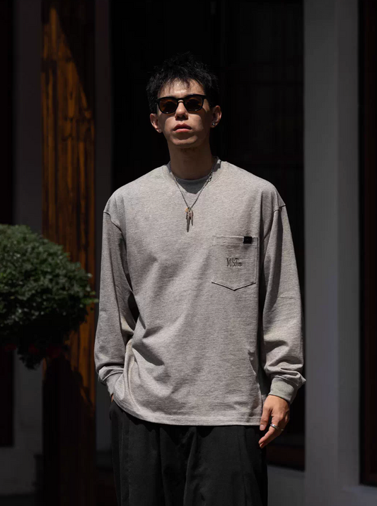 MASSULTI ポケット ロングTシャツ MB5083