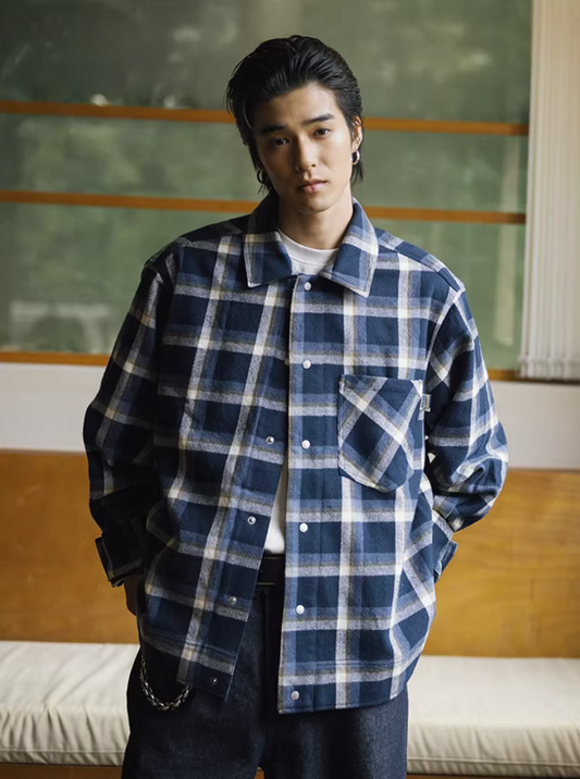 FONCTION チェックシャツ MB5098