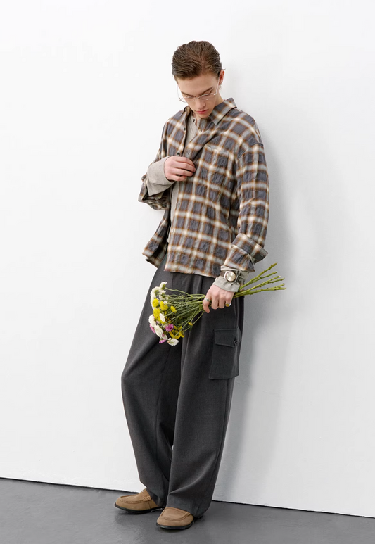 714STREET チェックシャツ MB5111