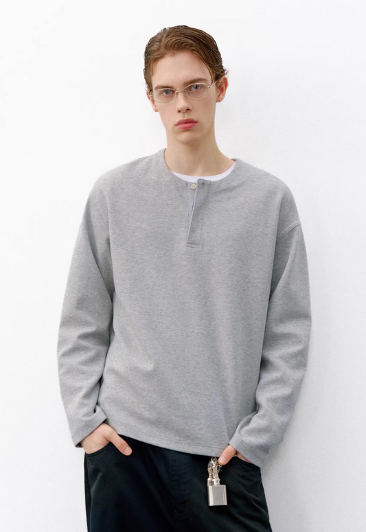 714STREET ヘンリーネックシャツ MB5114