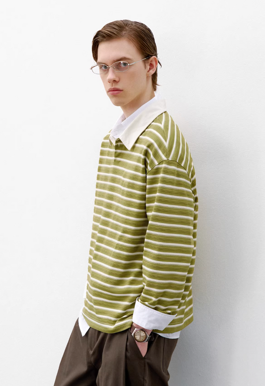 714STREET ポロ ボーダーシャツ MB5115