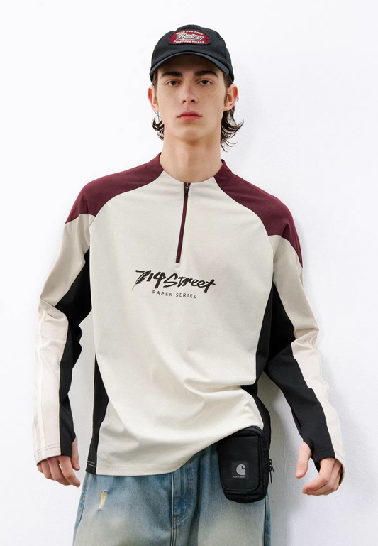 714STREET ハーフジップ プルオーバー MB5117