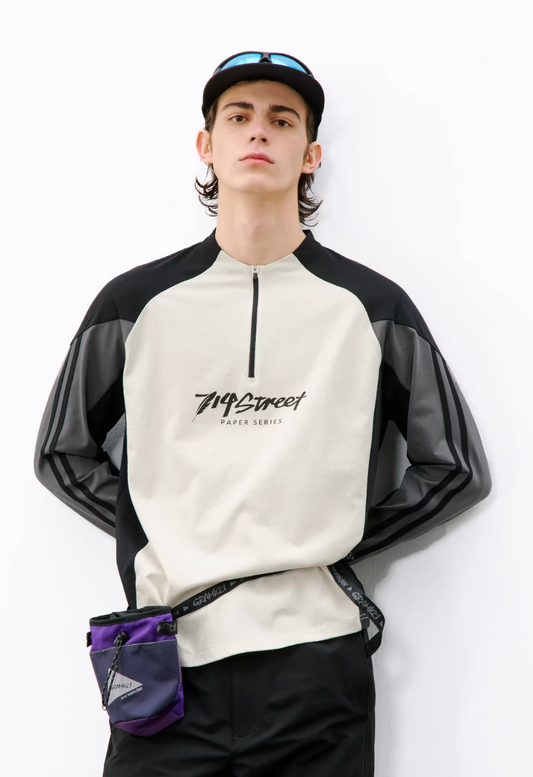 714STREET ハーフジップ プルオーバー MB5117