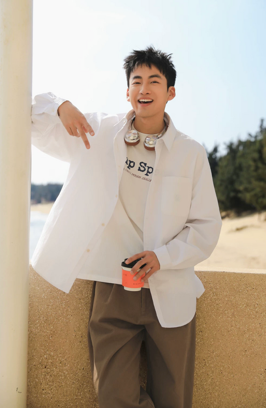 ACTUP ロゴ ポケットシャツ MB5140