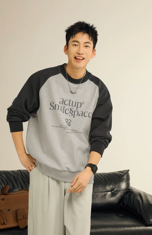 ACTUP ラグラン ロングTシャツ MB5147