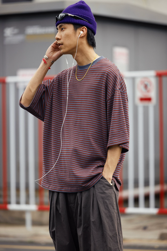 BANANACLUB ストライプ Tシャツ MB5212