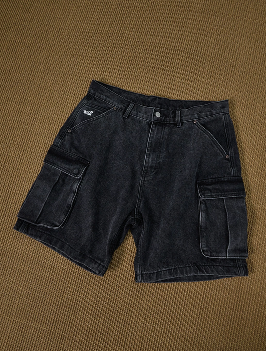 BROSHOOD カーゴ デニム ハーフパンツ MB5257