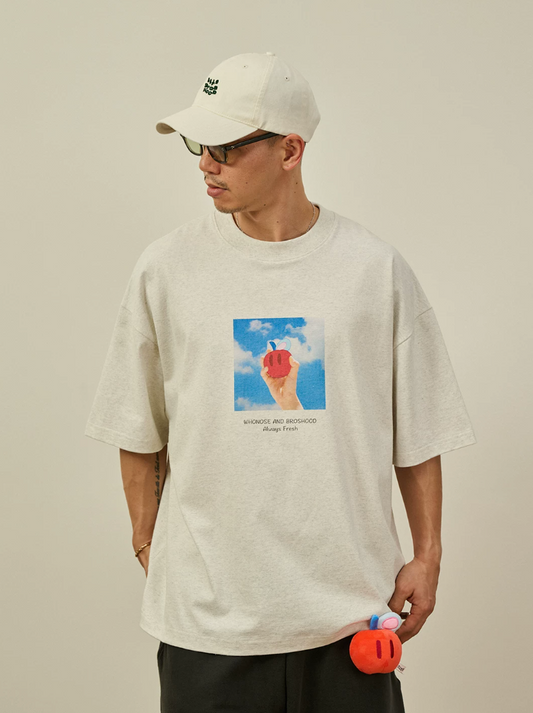 BROSHOOD フロントロゴ Tシャツ MB5263