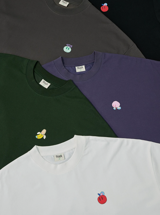 BROSHOOD ワンポイントロゴ Tシャツ MB5266