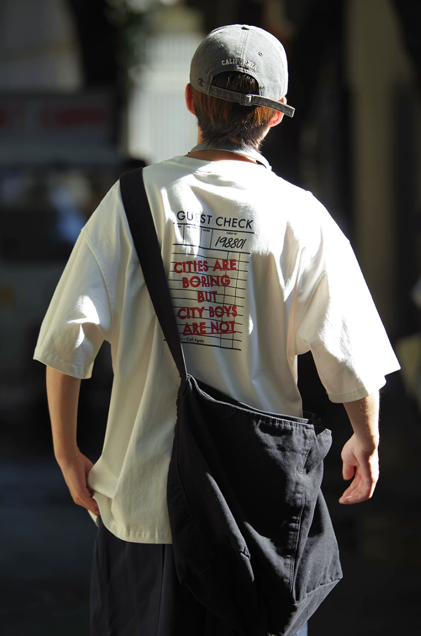 NOCLUE 両面プリント Tシャツ MB5301