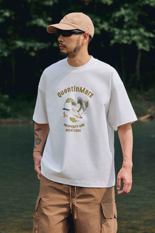 QUENTINMARX フロントロゴ Tシャツ MB5314