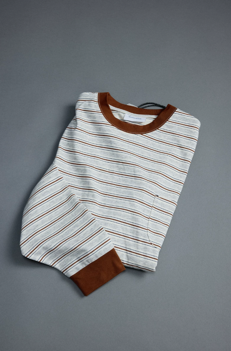 BANANACLUB ストライプ ロングTシャツ MB5348