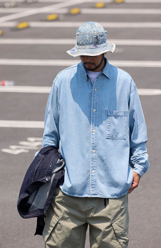 SHOGA デニム シャツジャケット MB4874