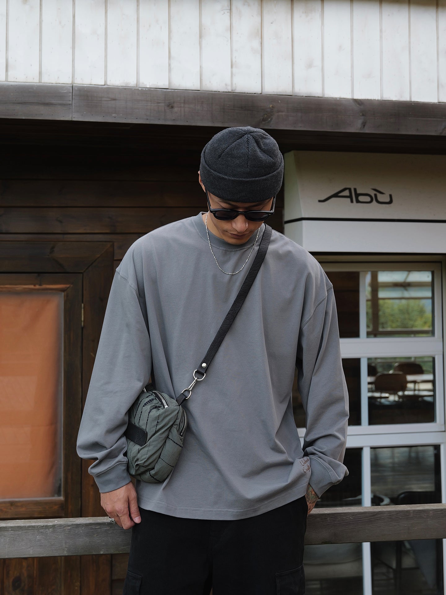 UNBENT 6カラー ワンポイントロゴ ロングTシャツ MB4887