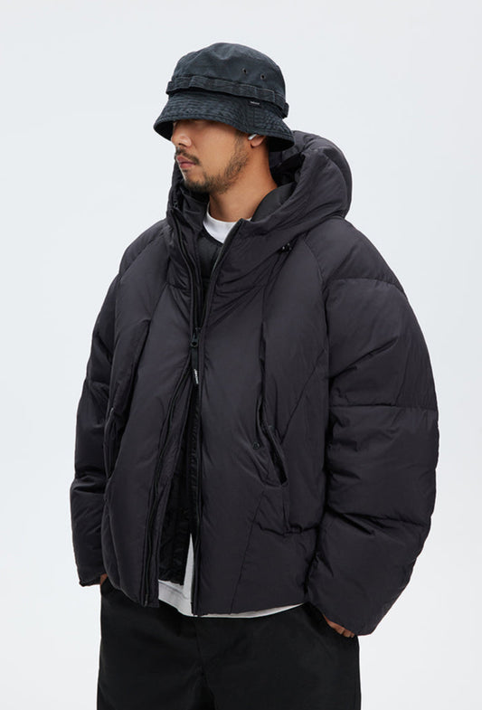 SHOGA フーデッド ダウンジャケット MB4483