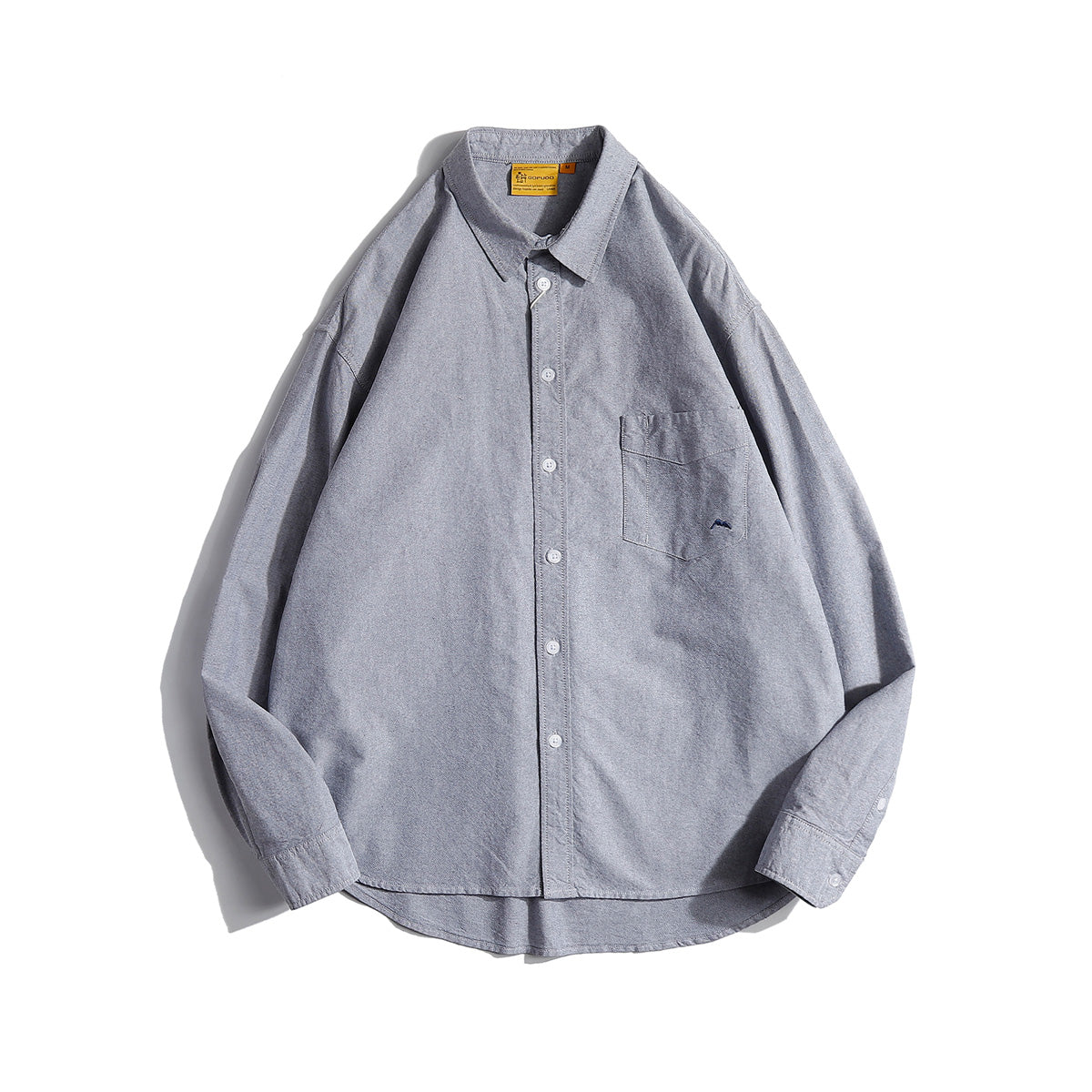 NANDCHN ワンポイント刺繍 シャツ MB3897