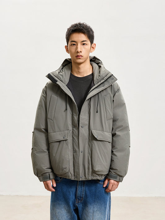 WDR フード ダウンジャケット MB4909