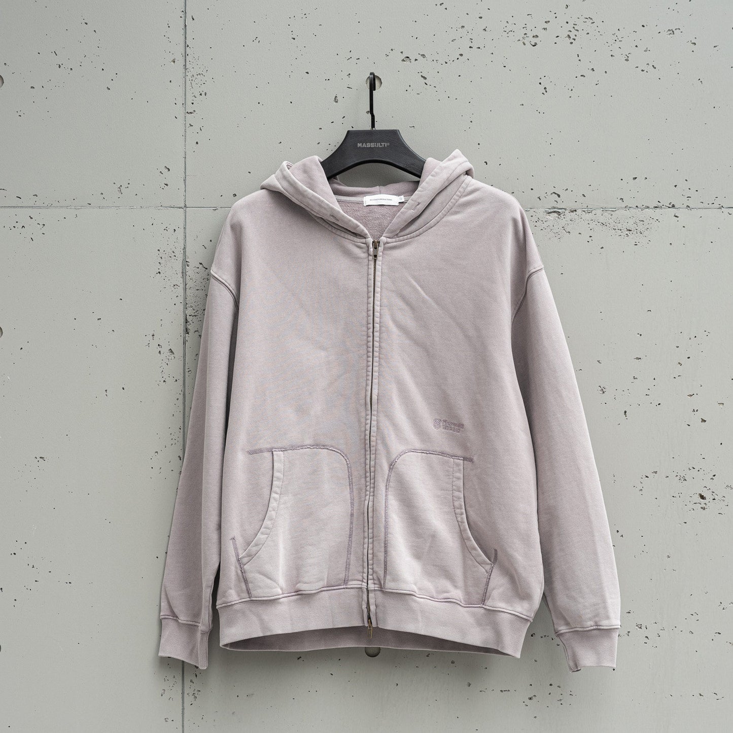 MASSULTI ウォッシュ ジップアップパーカー MB5078