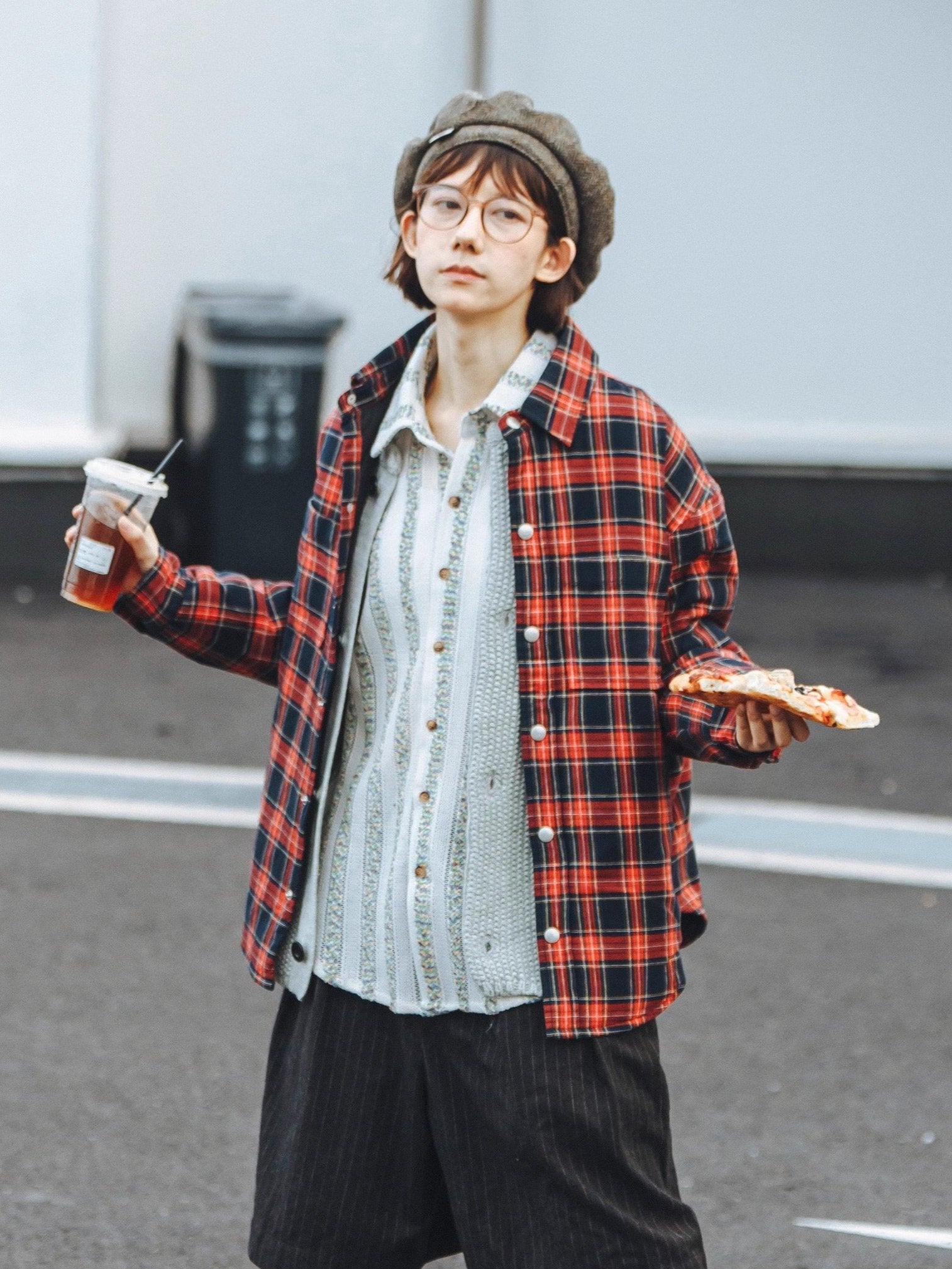 ink 迷彩キルティングシャツジャケット