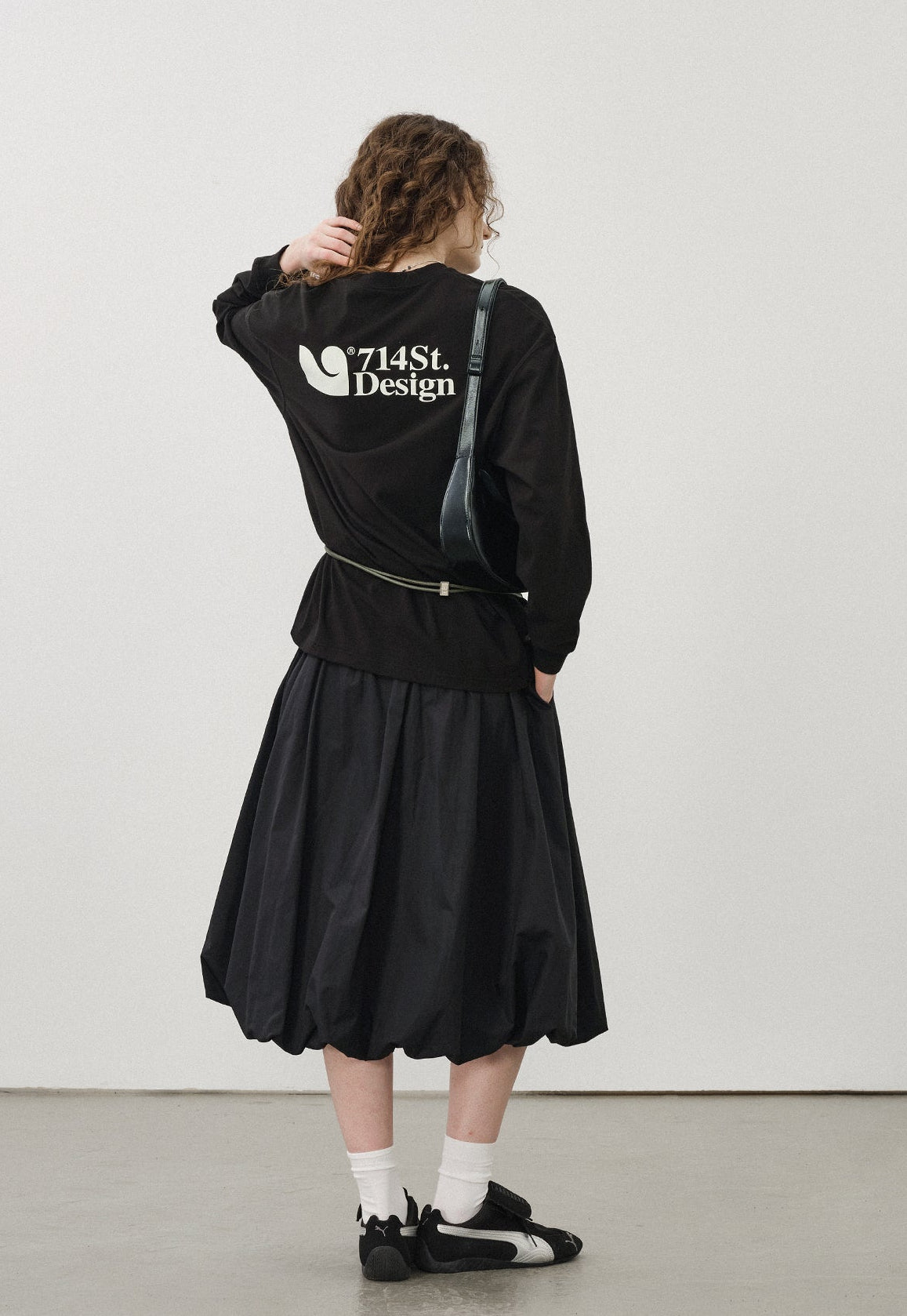 714STREET バックプリント ロングTシャツ MB4898