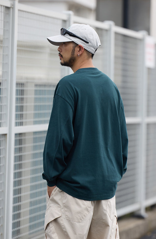SHOGA ワンポイントロゴ ロングTシャツ MB4876