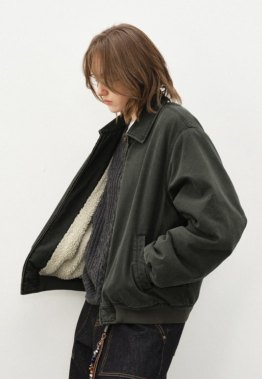 714STREET ウォッシュ 中ボア ジャケット MB4893