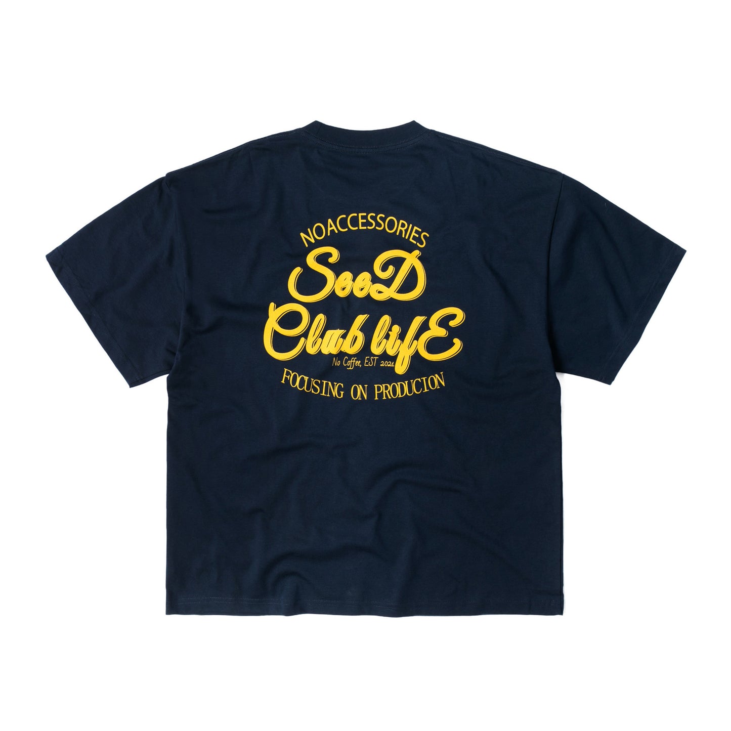 SEEDCLUB バックプリント Tシャツ MB5288