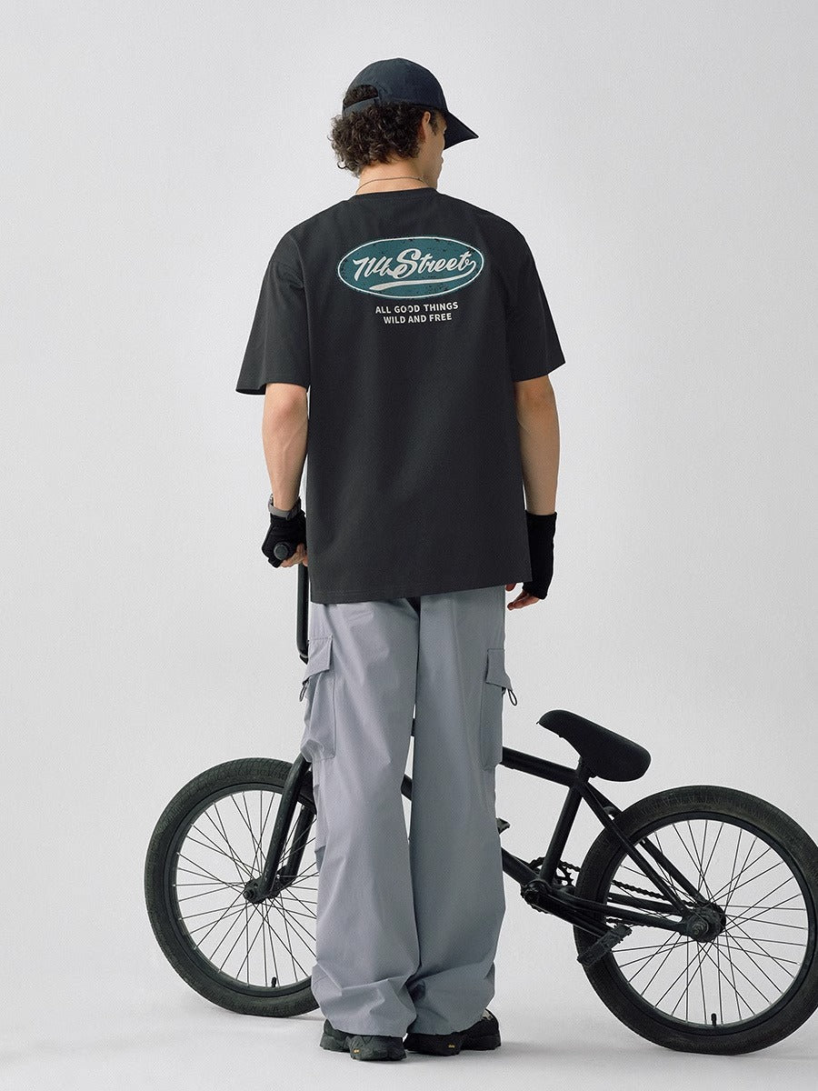 714STREET バックプリント Tシャツ MB4670