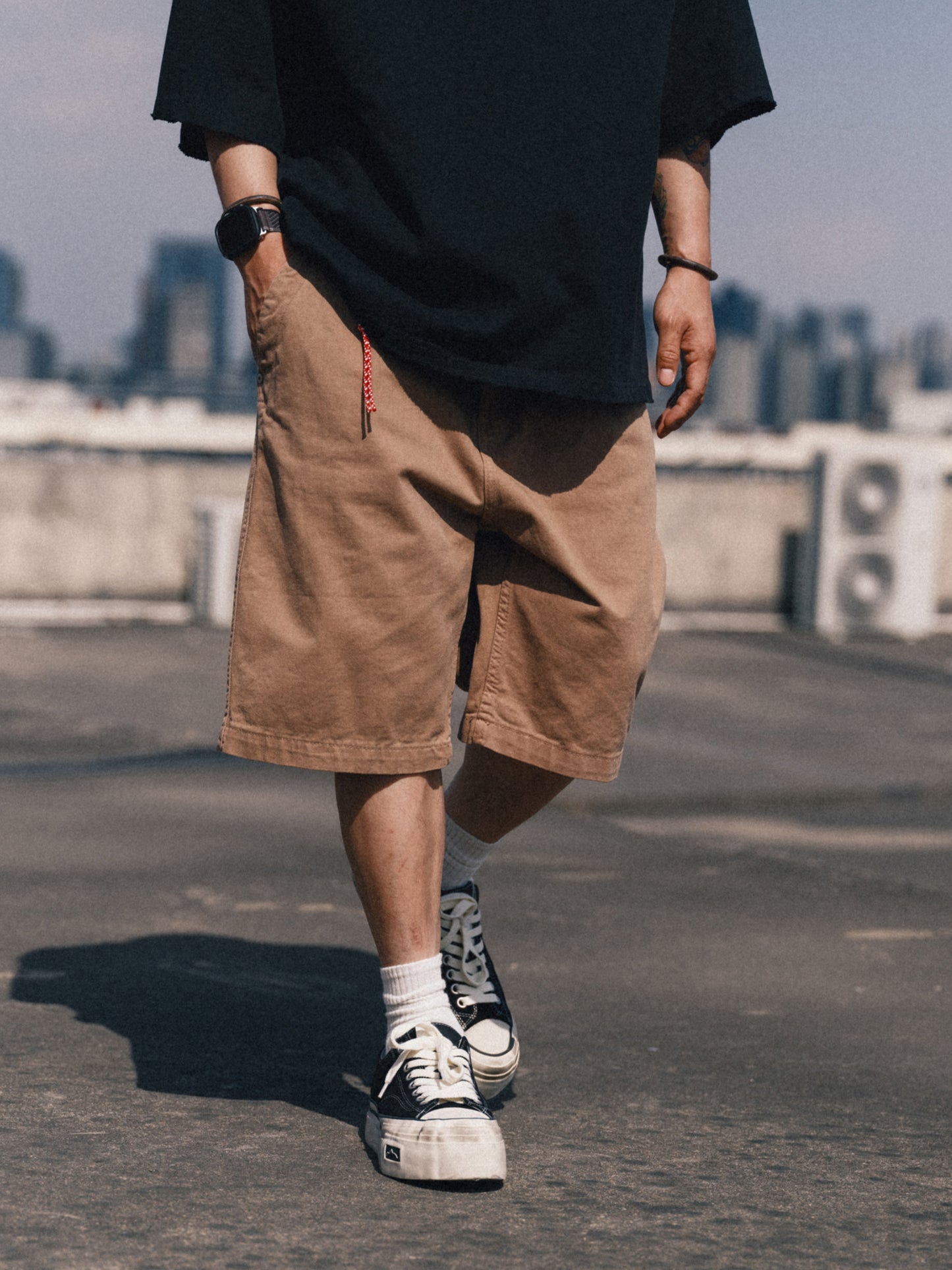 BDCT ストラップ付き ハーフパンツ MB4796
