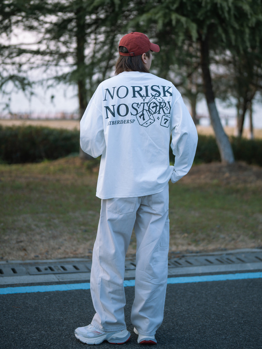 PUZZLECITY 両面プリント ロングTシャツ MB4614