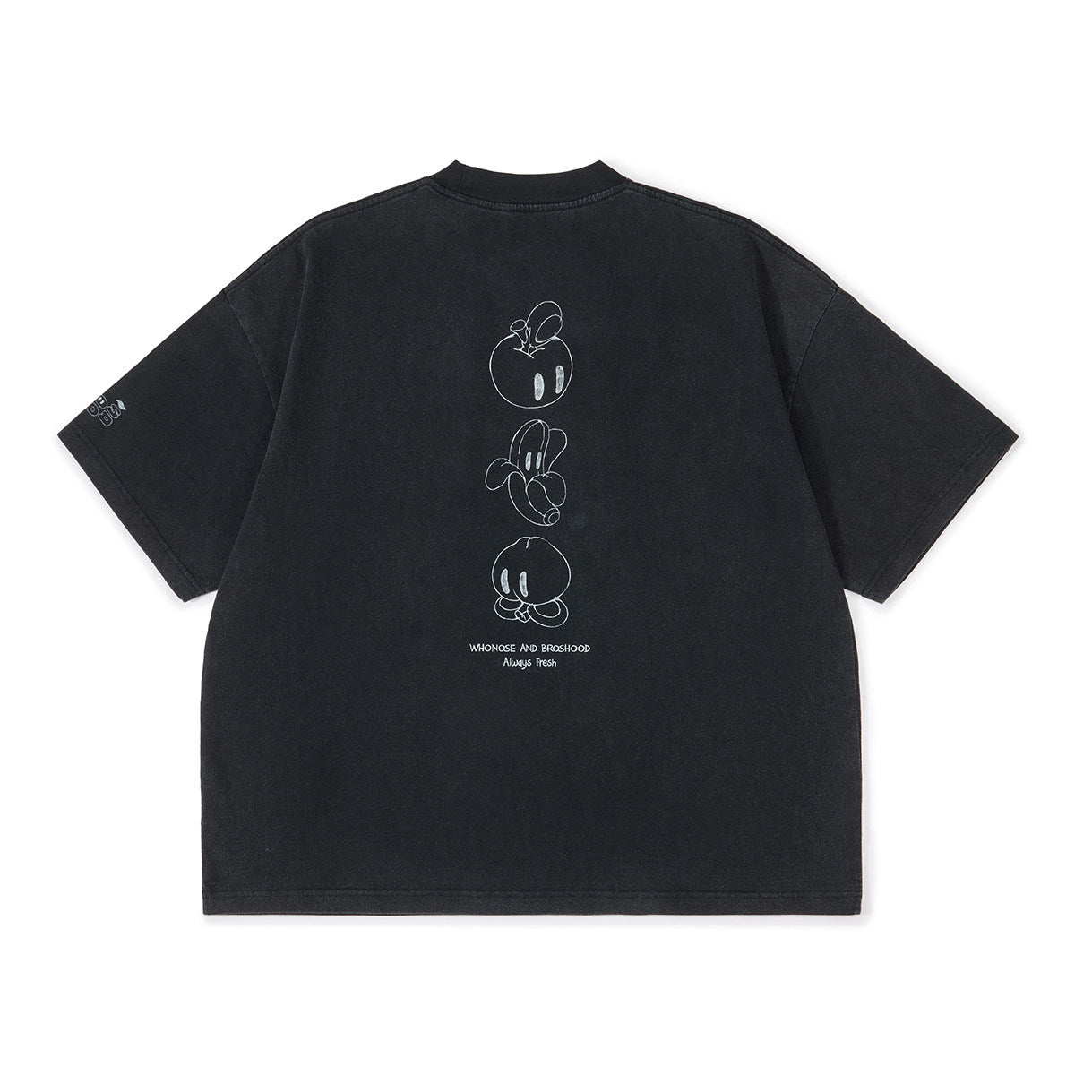 BROSHOOD バックプリントTシャツ MB5335