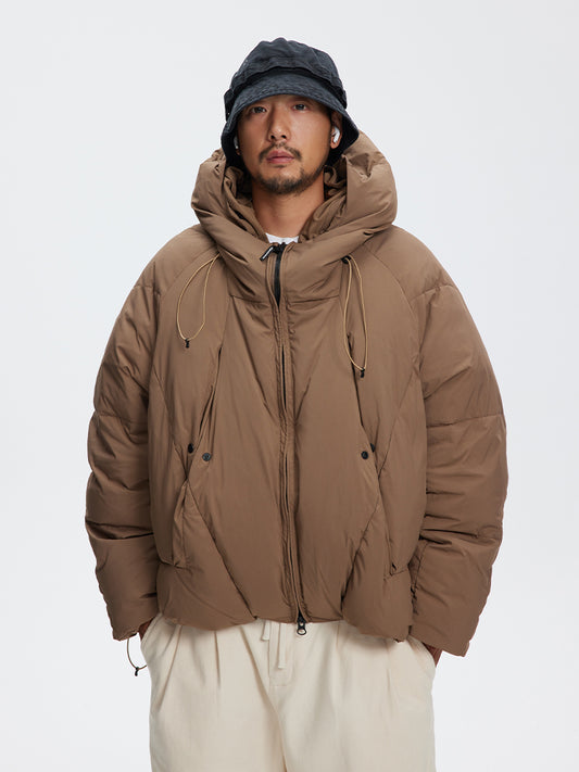 SHOGA フーデッド ダウンジャケット MB4483