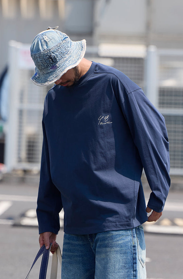 SHOGA ワンポイントロゴ ロングTシャツ MB4877