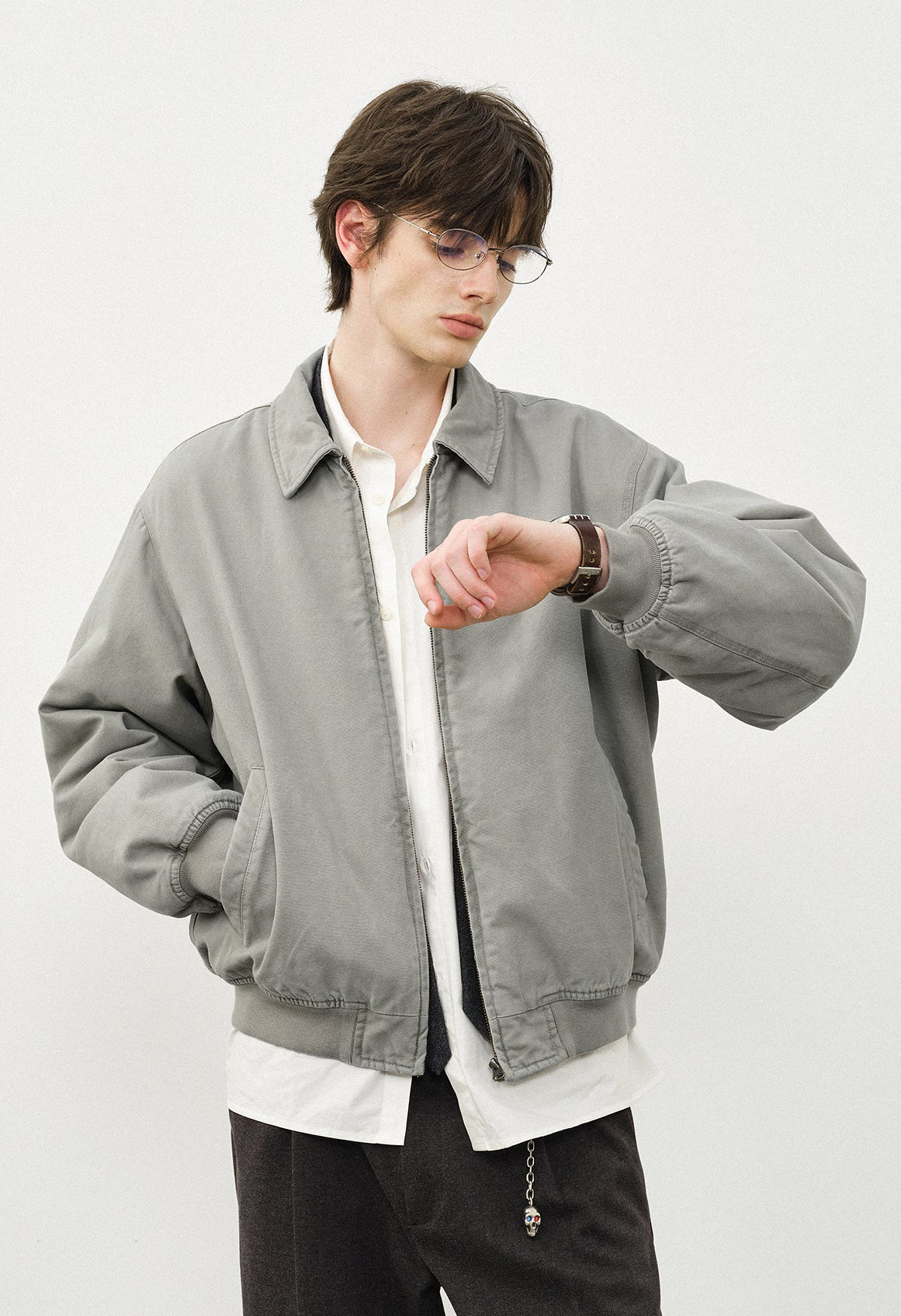 714STREET ウォッシュ 中ボア ジャケット MB4893