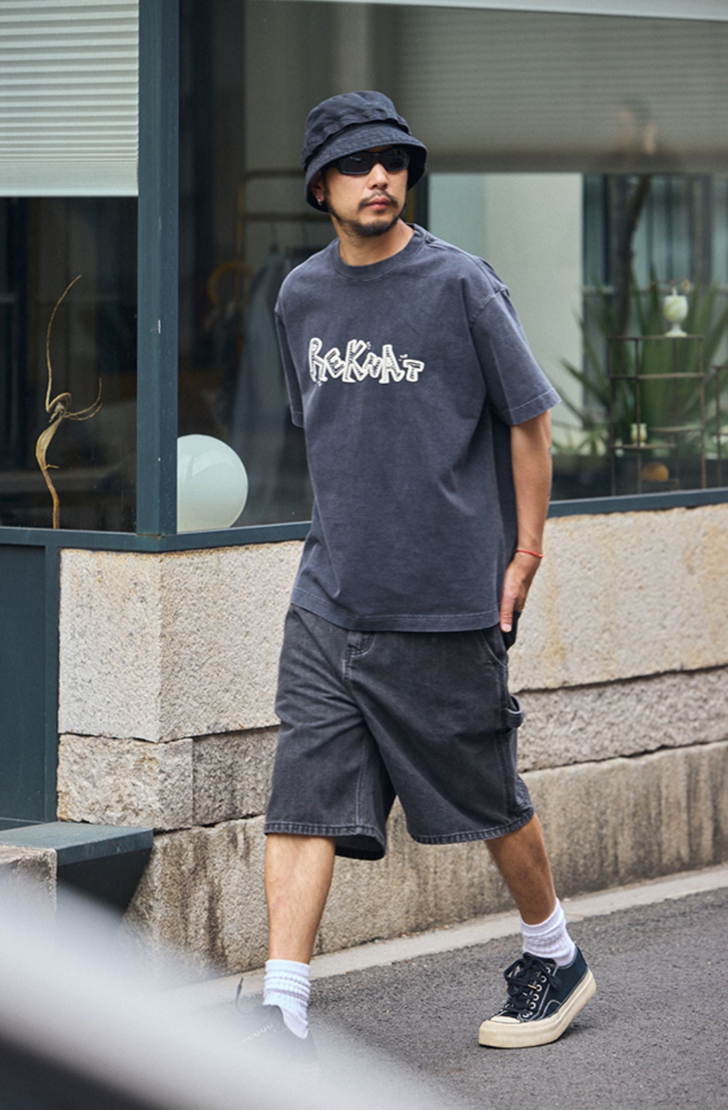 SHOGA ウォッシュ フロントロゴ Tシャツ MB4756