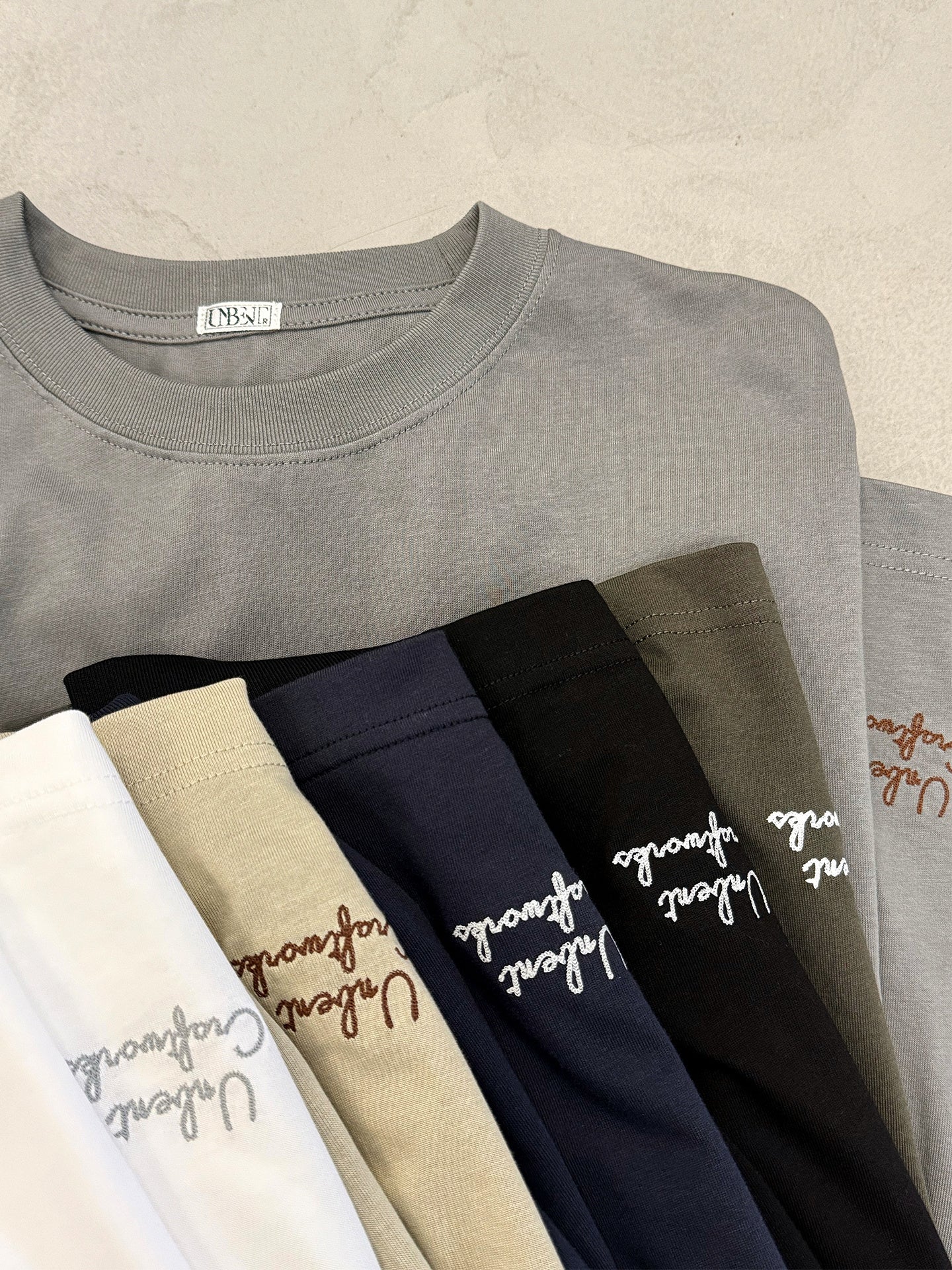 UNBENT 6カラー ワンポイントロゴ ロングTシャツ MB4887