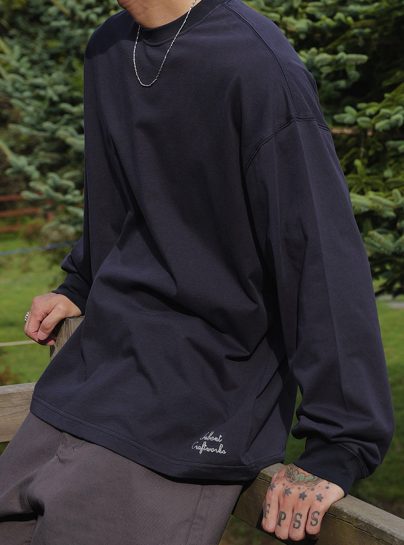 UNBENT 6カラー ワンポイントロゴ ロングTシャツ MB4887