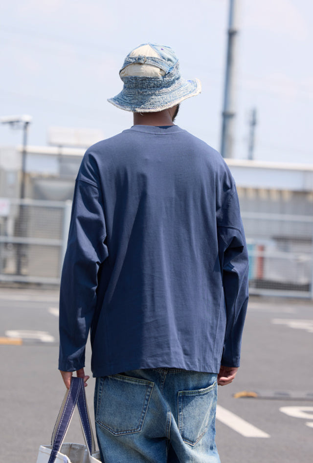 SHOGA ワンポイントロゴ ロングTシャツ MB4877