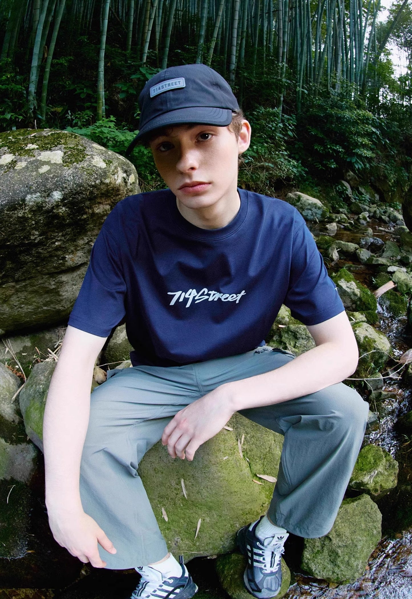 714STREET フロントロゴ Tシャツ MB4671