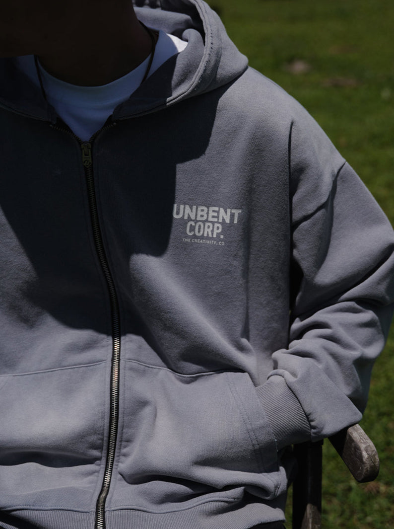UNBENT ウォッシュ ジップアップパーカー MB4878