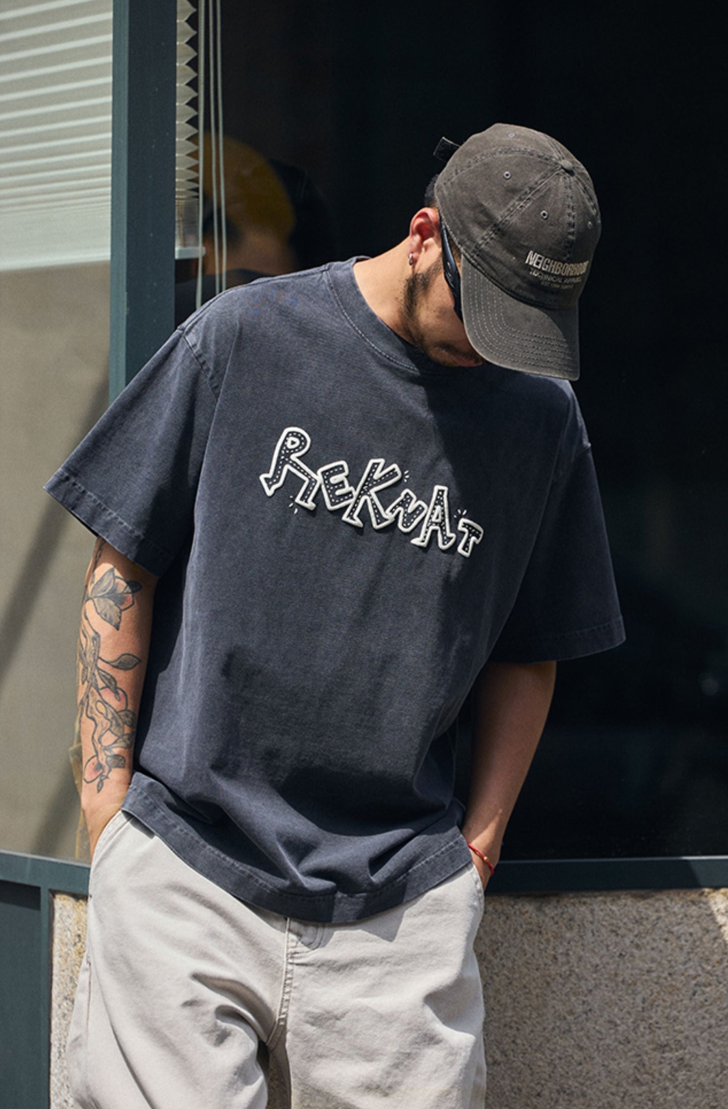 SHOGA ウォッシュ フロントロゴ Tシャツ MB4756