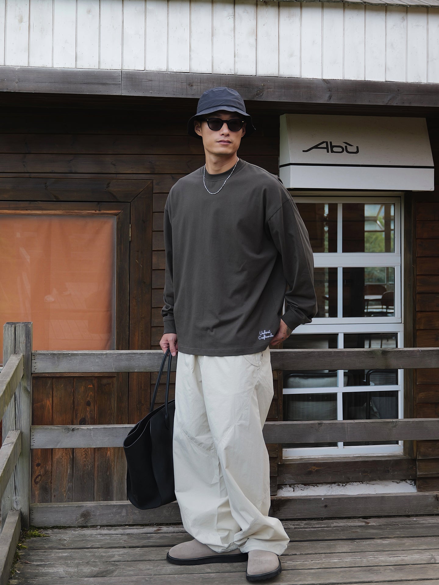 UNBENT 6カラー ワンポイントロゴ ロングTシャツ MB4887