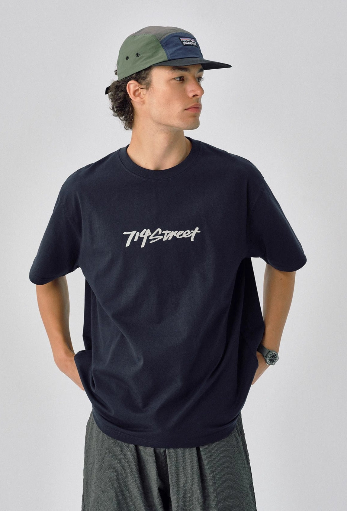714STREET フロントロゴ Tシャツ MB4671
