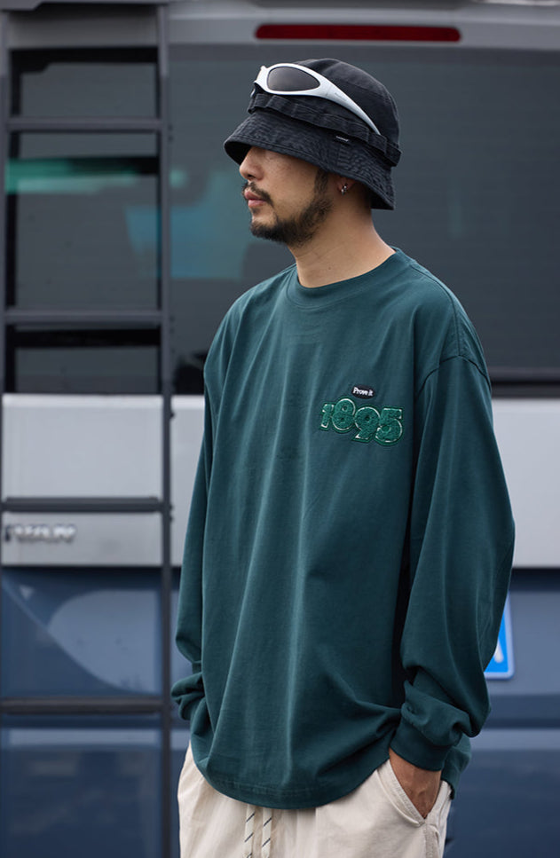 SHOGA ワンポイントロゴ ロングTシャツ MB4876