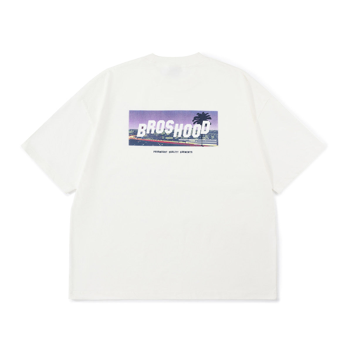 BROSHOOD バックプリント Tシャツ MB5265