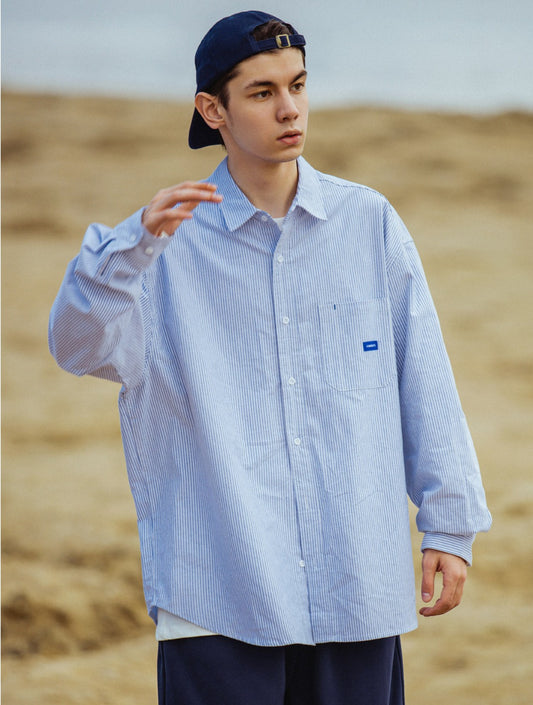 GREENTEA ストライプシャツ MB2431